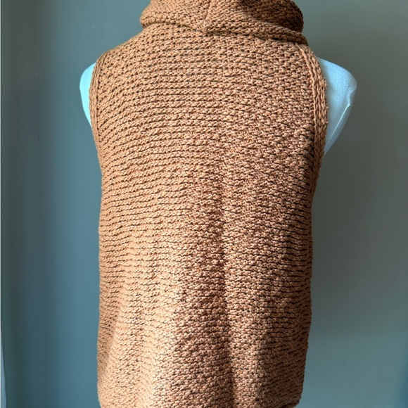 Pilcro Terracotta Cowl Neck Sweater Textured Knit - Picture 3 of 3